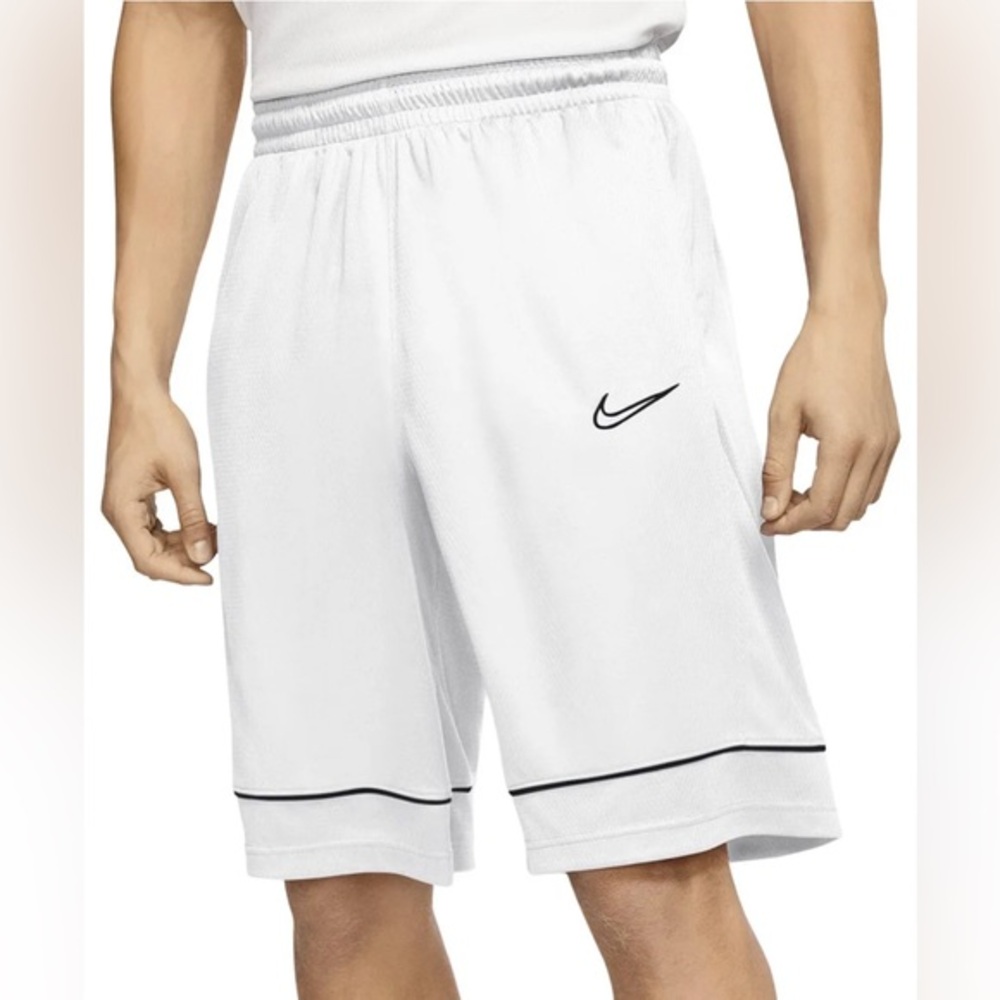 Men’s White Nike Basketball Shorts Small